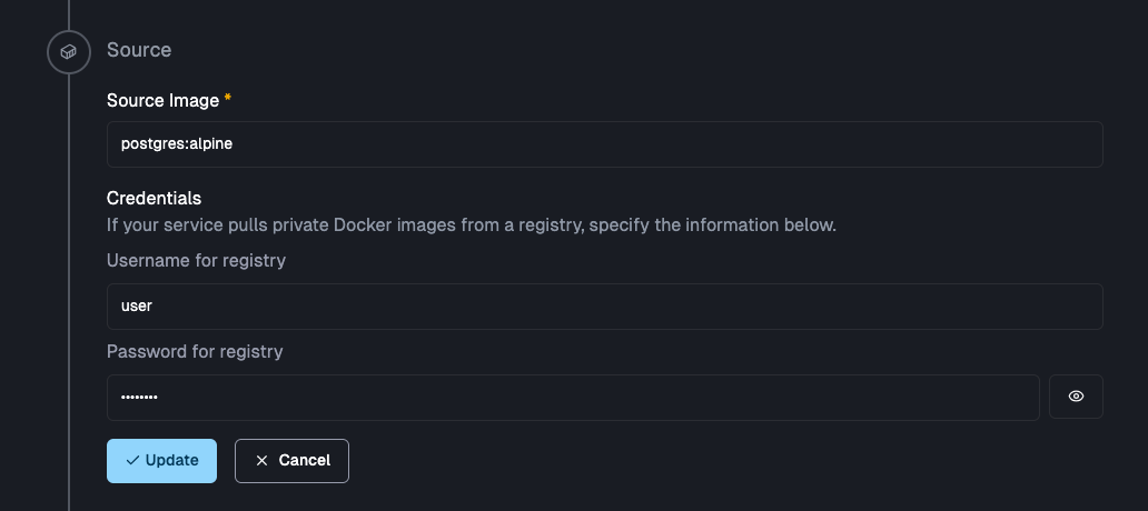 Docker credentials
